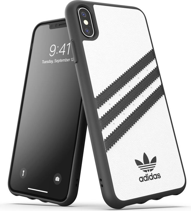 Immagine prodotto adidas Custodia stampata in PU bianco/nero (Apple iPhone XS Max)