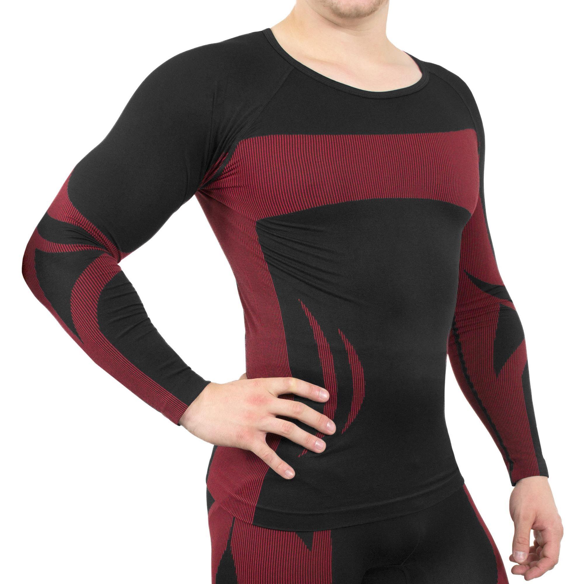 Normani, Herren, Funktionsshirt, Thermo Funktionsunterhemd (L), Schwarz, L