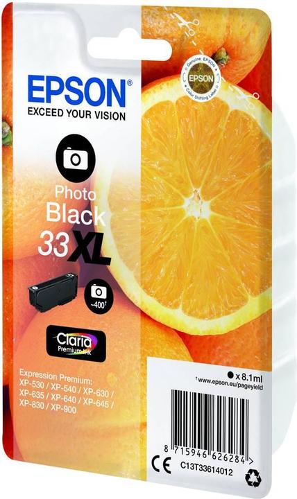 Produktbild Epson 33XL Claria Premium (PBK)