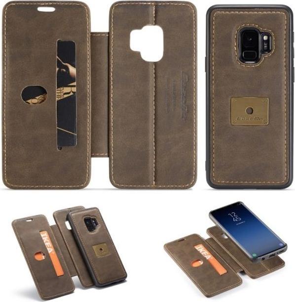 Produktbild Caseme Leder Hülle mit abnehmbarem Backcover und Fingerhalterung (Samsung Galaxy S9+)