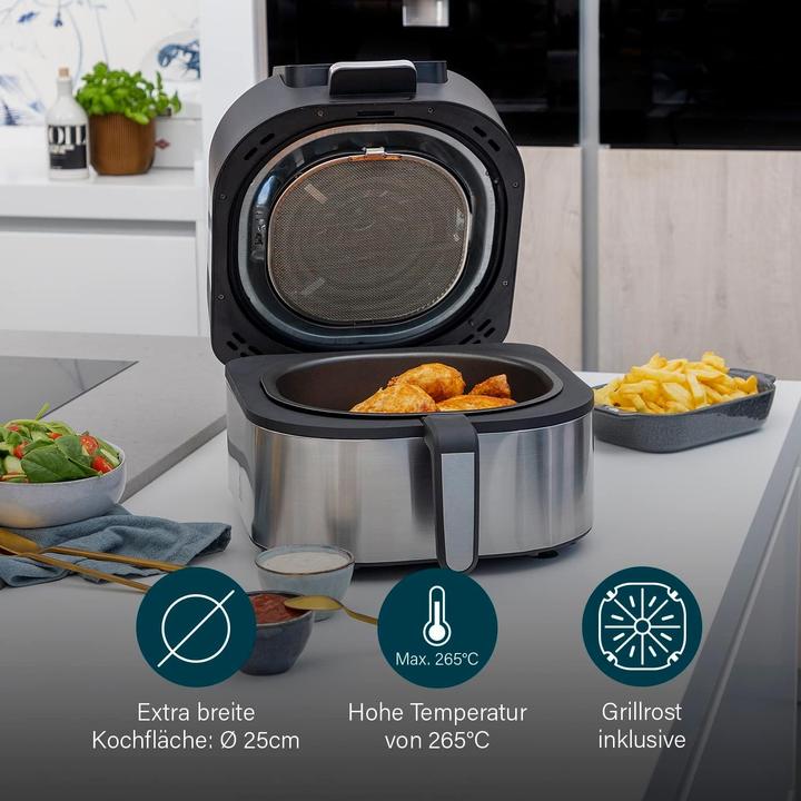 Productafbeelding Princess 01.182092.01.001 Airfryer Grill- 2 in 1- tempratuurmeter - 5,6 liter - 4 voorgeprogrammeerd