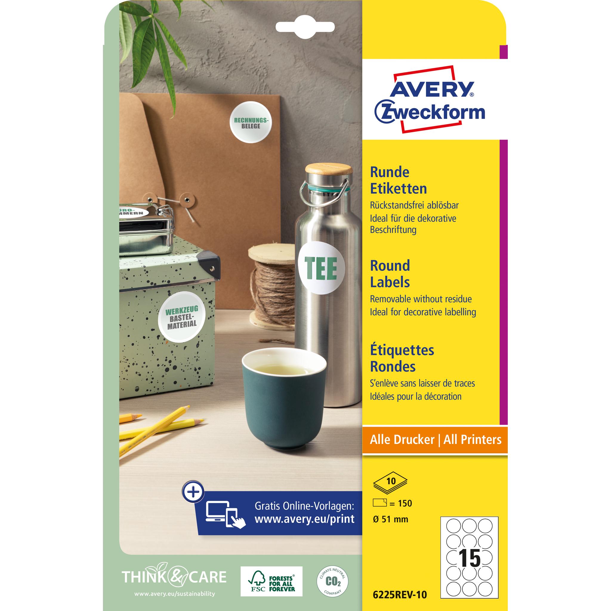 Thumbnail - Avery, Sticker, Etiketten