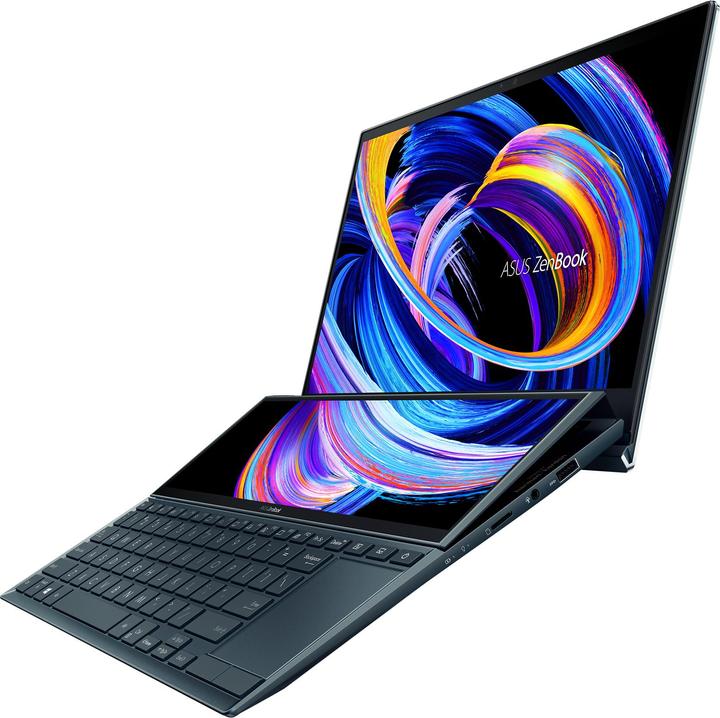 Image du produit ASUS ZenBook Duo 14 UX482EG-HY016R - Core i7 1165G7 / 2.8 GHz - Win 10 Pro - 32 Go RA (14", Intel Core i7-1165G7, 32 Go, 1000 Go, DE)