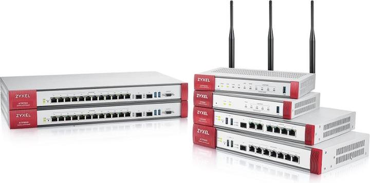 Actual product image Zyxel ATP 10/100/1000 VERSION 2 1xWAN 4xLAN/DMZ ports 1xUSB with 1Yr Bundle