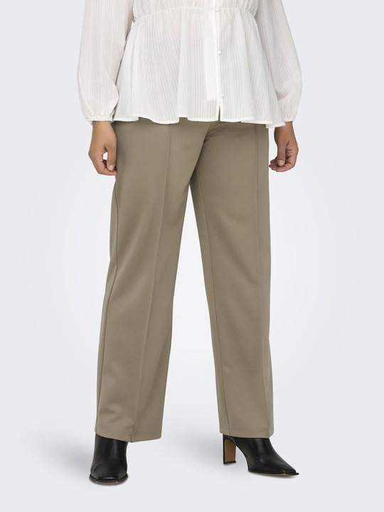 Actual product image Only Straight cut high waist curve trousers Trousers (46)