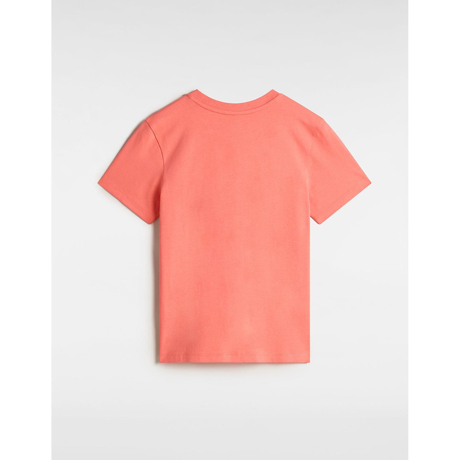 Thumbnail - Vans, Damen, Shirt, Women's Flying V Crew Tee, Rot, (S)