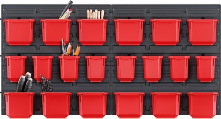 Image du produit Kistenberg Cloison suspendue avec 20 boîtes à outils ORDERLINE 800x165x400