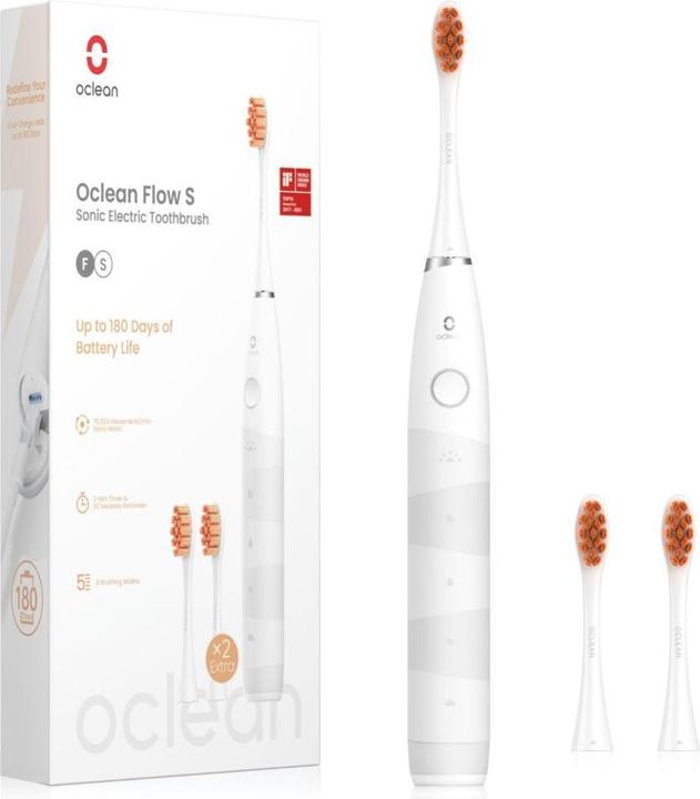 Actual product image Clean Oclean Flow S electric toothbrush white
