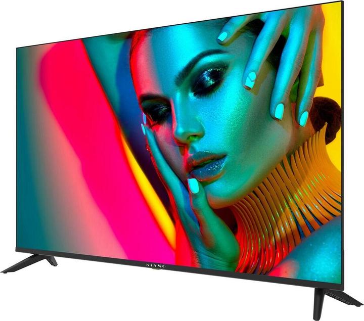 Actual product image Kiano EleganceTV 4K UHD 50 127 cm 50" Ultra HD Smart TV Wi-Fi Black - Flat Screen (50", LCD, 4K)