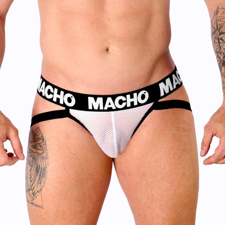 Produktbild Macho Underwear MACHO - MX26X1 JOCK NET WEISS M (M)