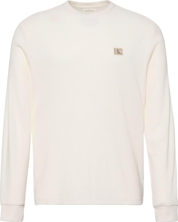 Calvin Klein Jeans Ls Waffle Badge Crewnk Tee