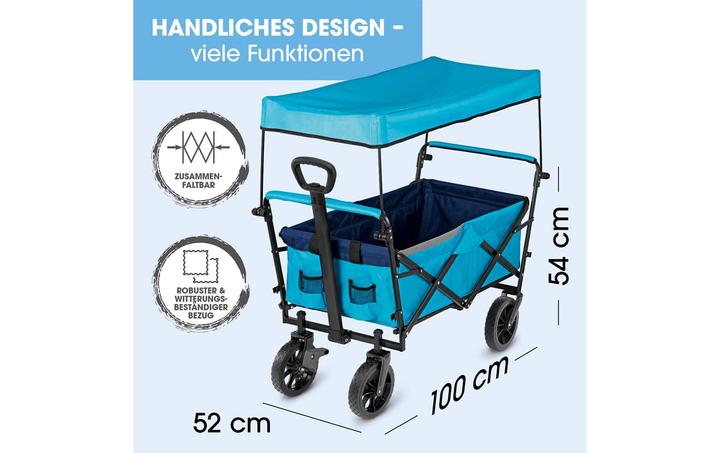 Immagine prodotto Easymaxx Bollerwagen Blau