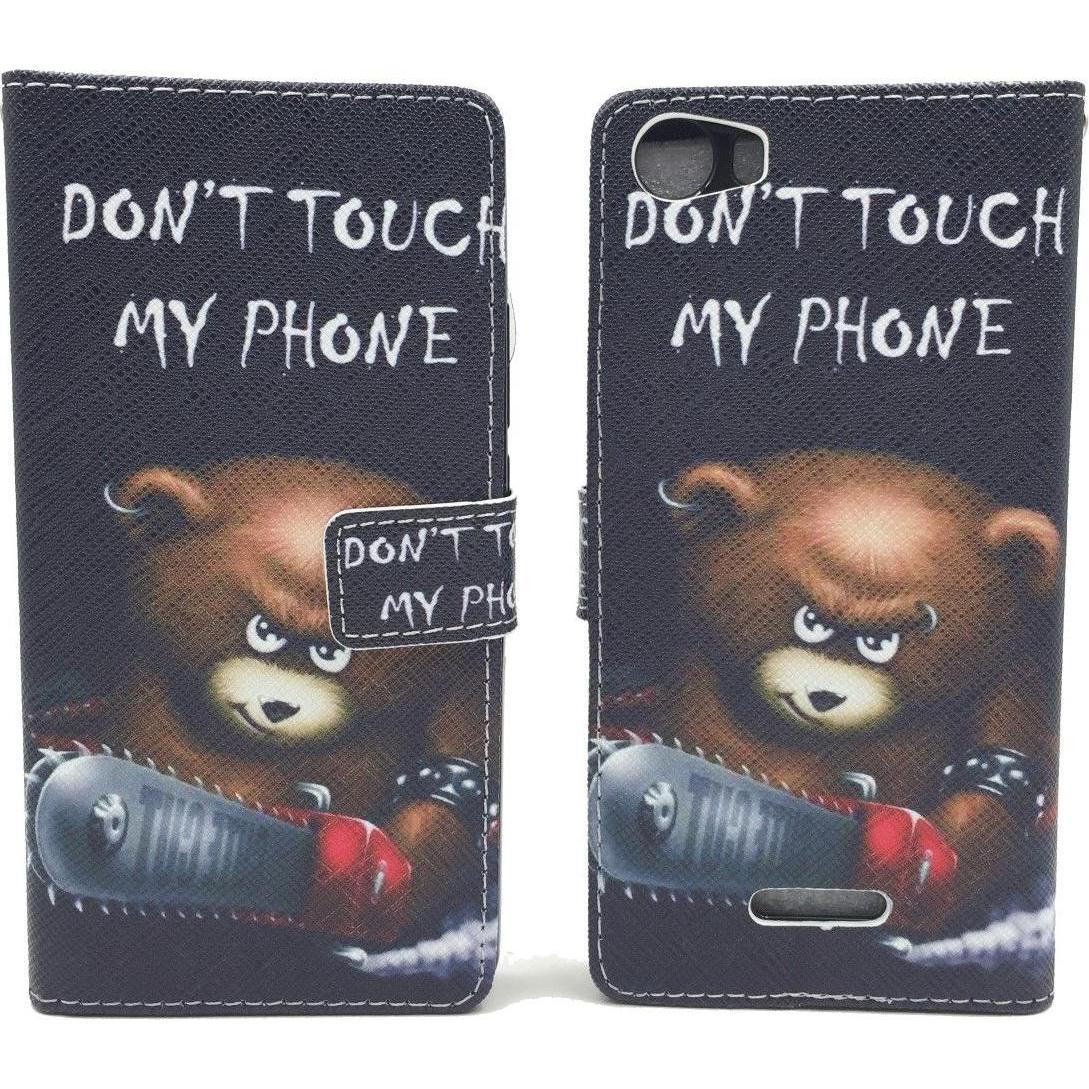 König Design Schutz Handy Hülle für Wiko Fever 4G Case Cover Tasche Wallet Etui Handyhülle (Wiko Fever 4G), Smartphone H...