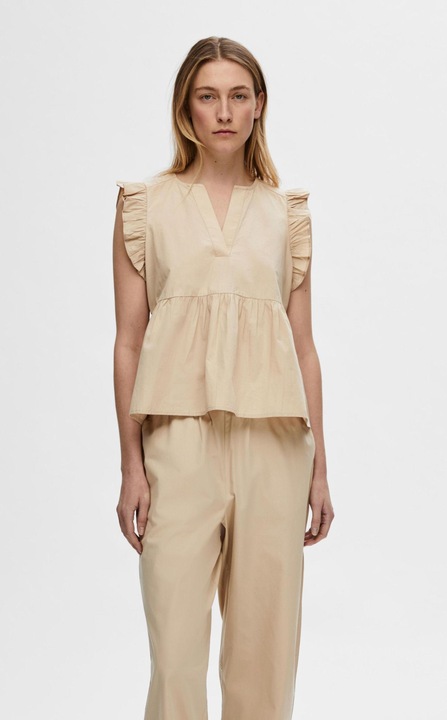 Actual product image Selected Femme Ruched top (42)