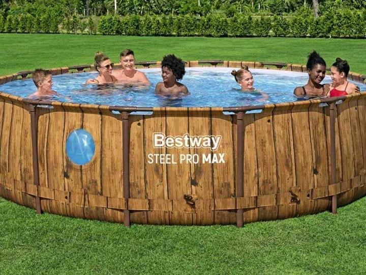 Produktbild Bestway Steel Pro Max Splashview Rundpool 427x107 cm (427 x 107 cm)