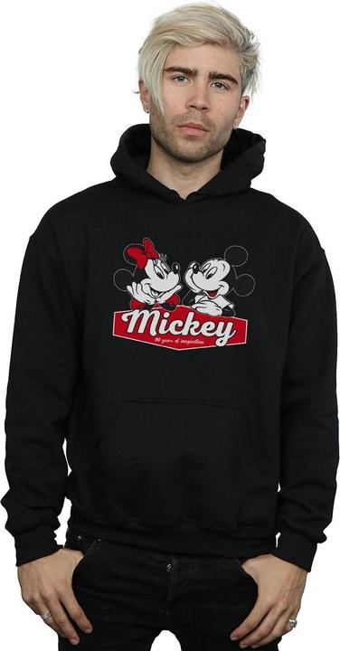 Actual product image Disney Mens Mickie And Minnie 90 Years Hoodie (5XL)