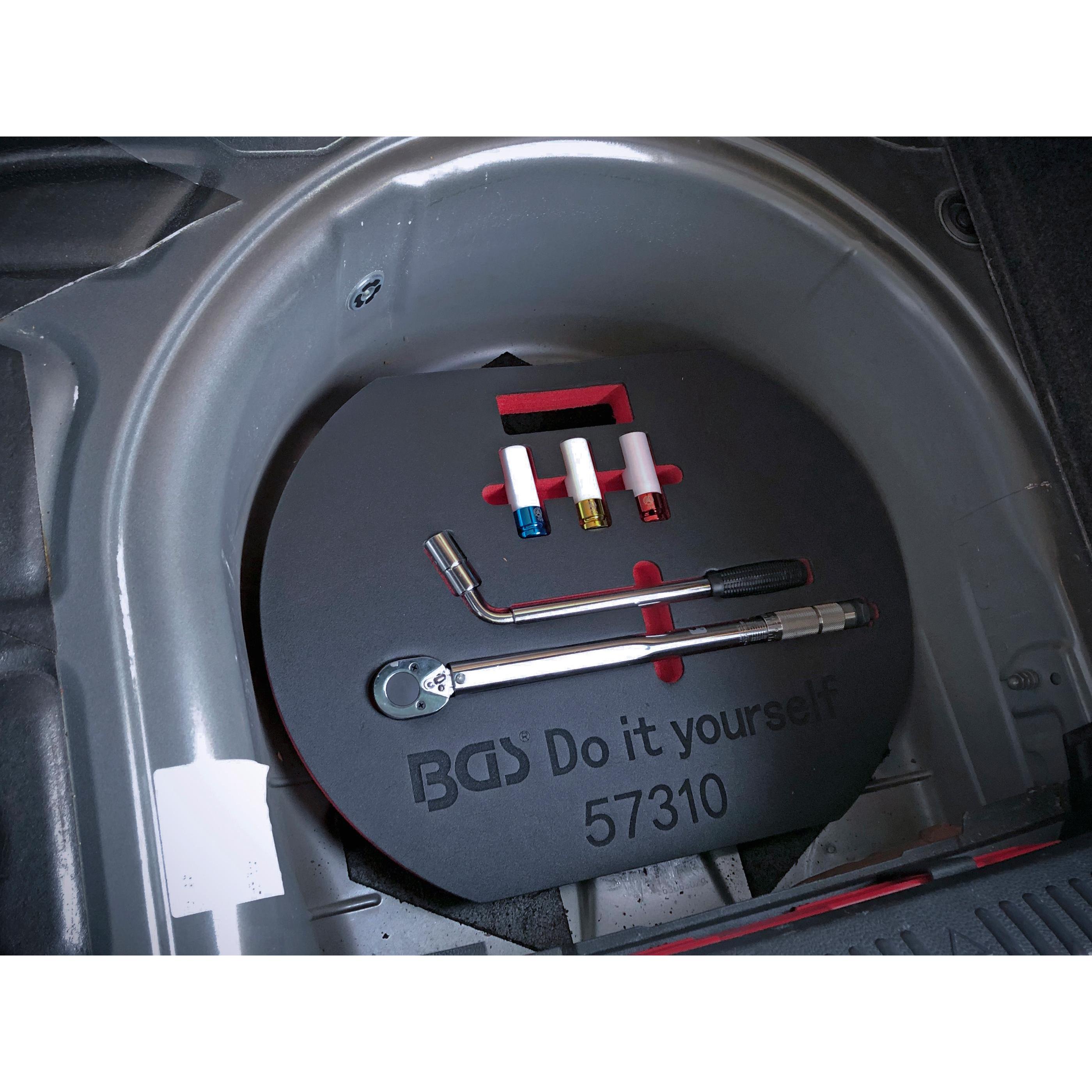 Thumbnail - BGS, Drehmomentschlüssel, Radwechsel-Service-Satz 5-tlg. (1/2", 28 Nm, 210 Nm)