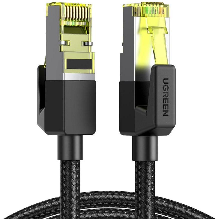Thumbnail - Ugreen NW150 Cat 7 F/FTP opletený ethernetový kabel RJ45 5m (černý) (F/FTP, CAT7, 5 m), Netzwerkkabel