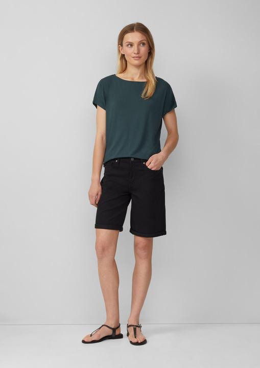 Actual product image S.Oliver T-Shirt Fliessendes Jersey-Shirt mit überschnittenen Schultern (40)