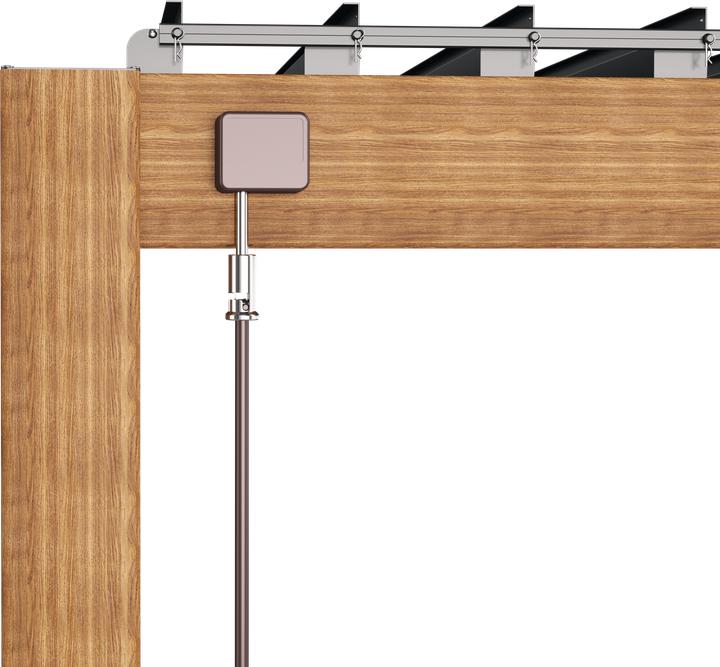 Produktbild Leco Lamellenpergola DELUXE 3x4m Holzoptik (400 cm, 300 cm)