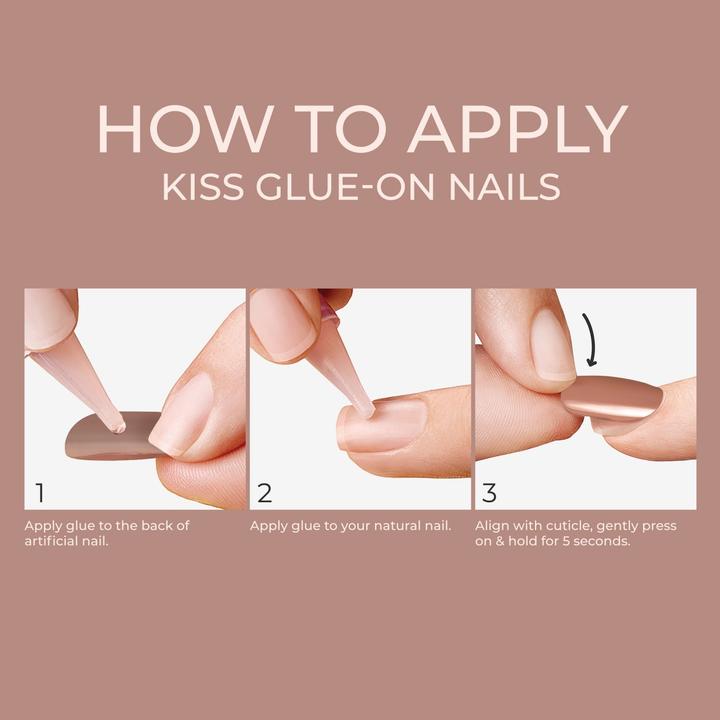 Produktbild KISS Bare-But-Better Premium Gel Nails - 30 Pieces (Kunstnägel)