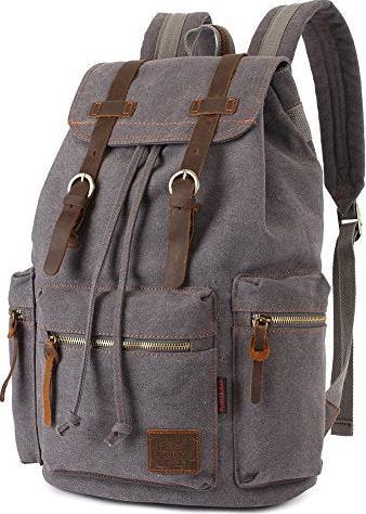 Image du produit Only-Bags.Store Vintage Backpacks, Canvas Laptop Backpack School Backpack Daypack Stylish Backpack for