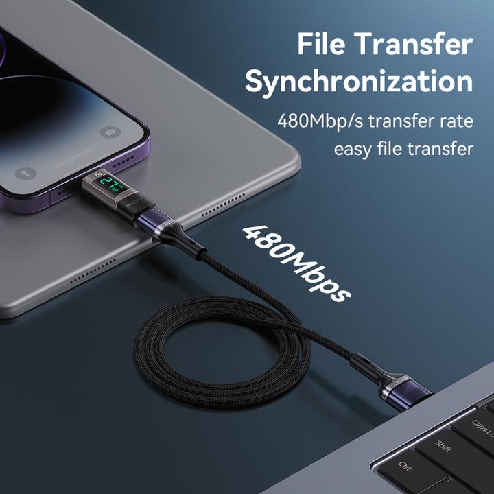 Actual product image Yesido USB-C to Lightning Digital Adapter for Charging/Data Transmission (USB-C, Lightning)