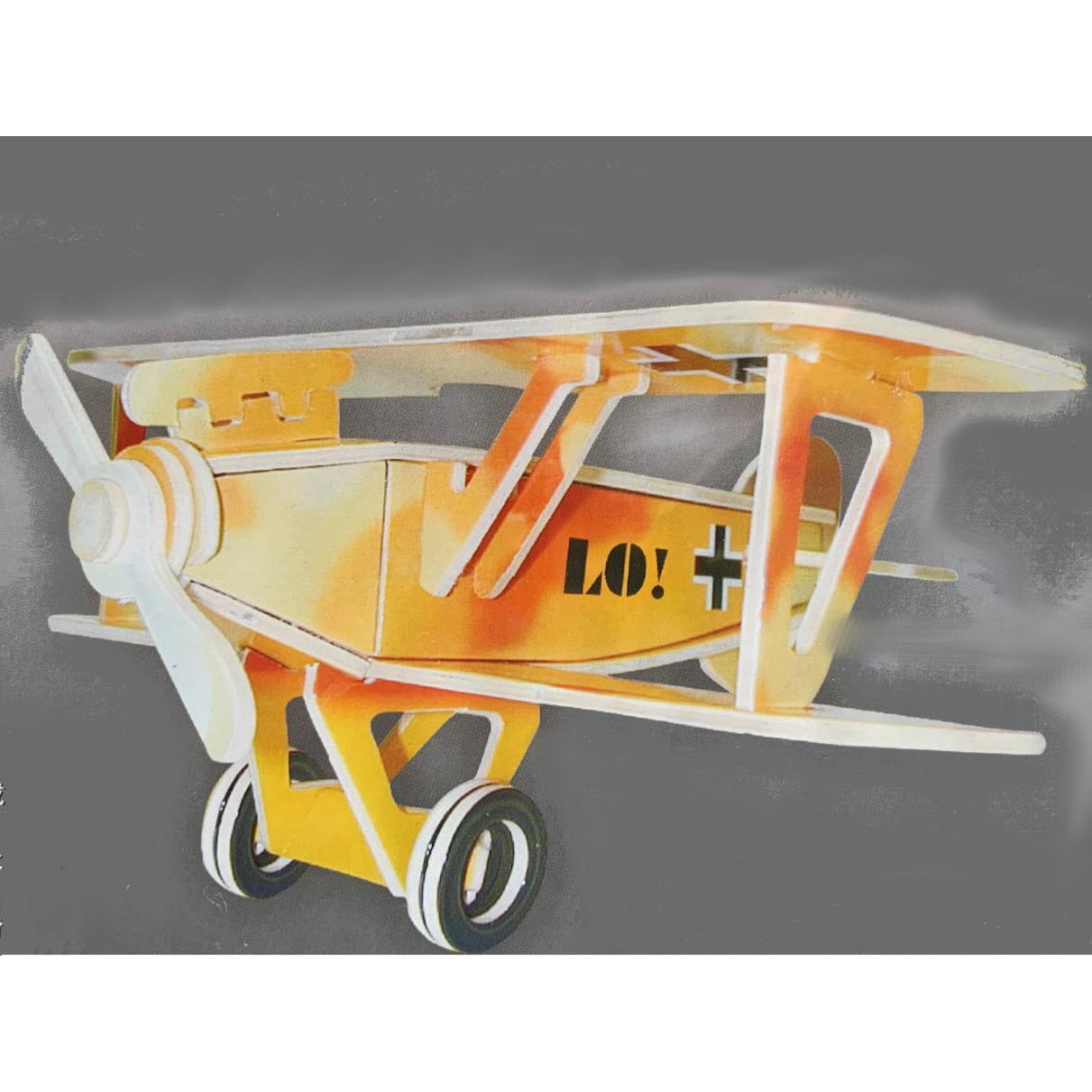 Cover-Discount DIY Bastel-Set aus Holz Flugzeug Albatross