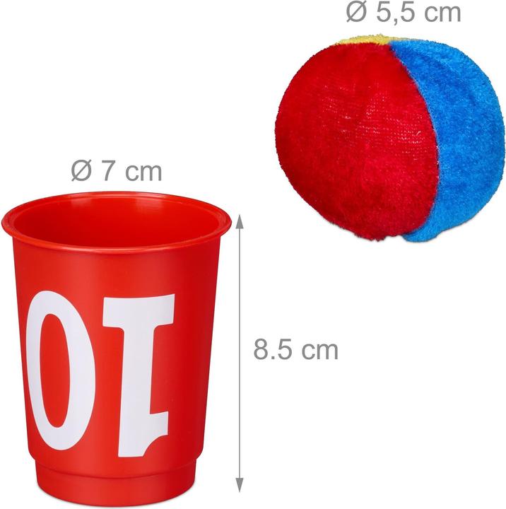 Actual product image Relaxdays Tin throwing