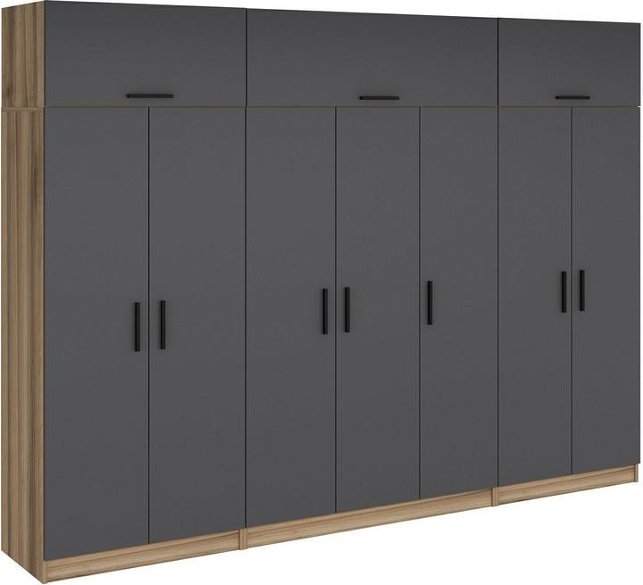 Image du produit Skye Decor Minar Kale Seven Door Wardrobe (315 x 52 x 235 cm)