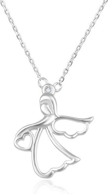 Produktbild Beneto Silver necklace with little angel AGS1326 / 47