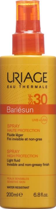 Actual product image Uriage Bariésun spray SPF30 liq (Sun spray, SPF 30, 200 ml, 235 g)