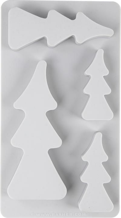 Image du produit Rayher Silikon Giessform "Tannenbäume"