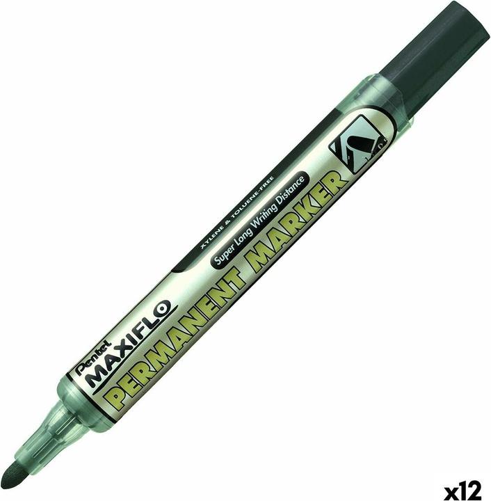 Produktbild Pentel NLF50-AO Permanentmarker Schwarz 12 Stk. (Schwarz, 1.50 mm, 12 x)