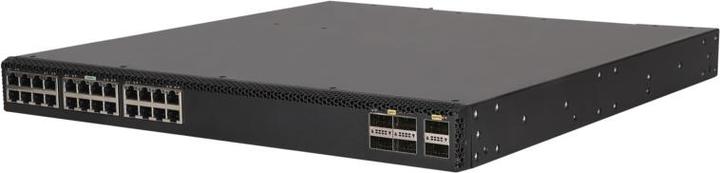 Image du produit HPE E N Commutateur FlexFabric 5710, 24 XGT, 6 ports QSFP+ ou 2 ports QSFP28, ToR, IRF, routage (24 ports)