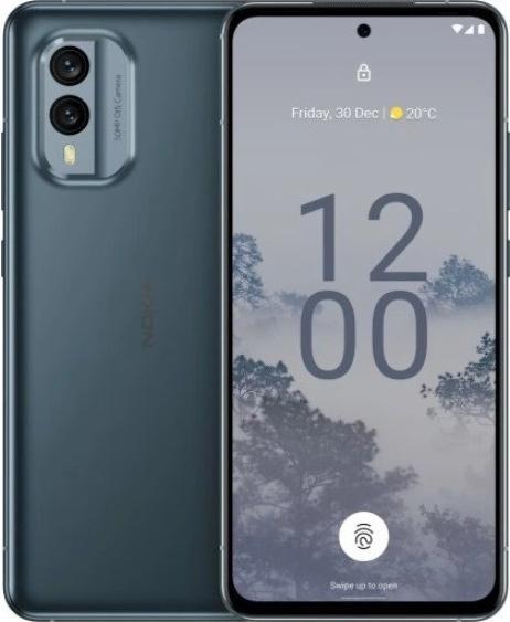 Nokia X30 (128 GB, Cloudy Blue, 6.43", Dual SIM, 5G)