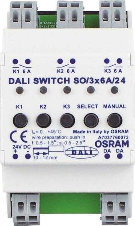 Produktbild Osram DALI SWITCH SO - 0 - 45 °C - 54 mm - 96 mm - 62 mm - 169,53 g