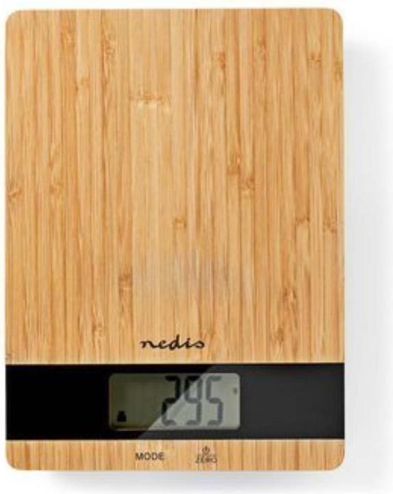 Actual product image Nedis Kitchen Scales Digital Wood/Plastic Wood Wood