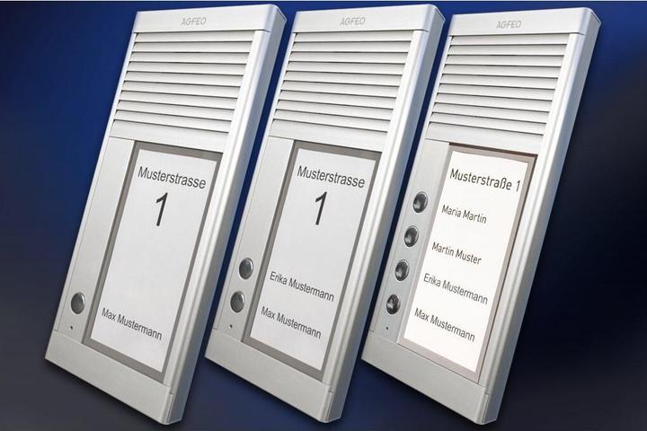 Actual product image Agfeo DoorSpeak 4 - Wired - IP33 - Silver - Wall - 115 mm - 235 mm (Cable)