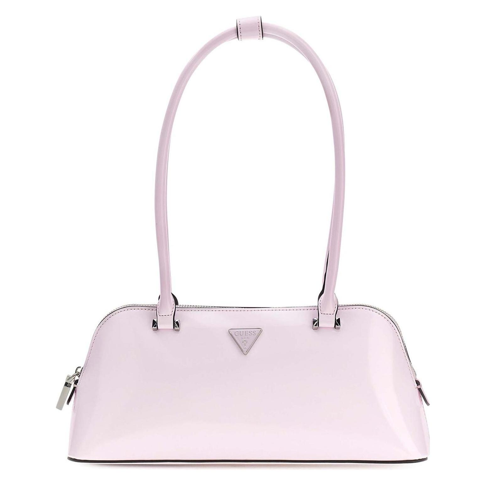 Guess, Damen, Handtasche, Arnela Ii Shoulder Satchel Bag, Rosa
