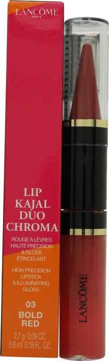 Actual product image Lancôme Lip Kajal Dou Chroma Lipstick (03 Bold Red)