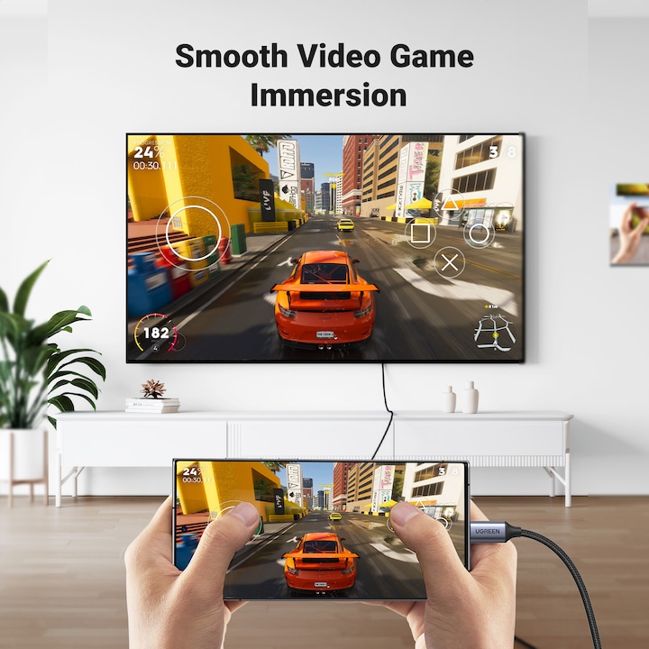 Actual product image Ugreen USB C – HDMI (1.50 m, HDMI)