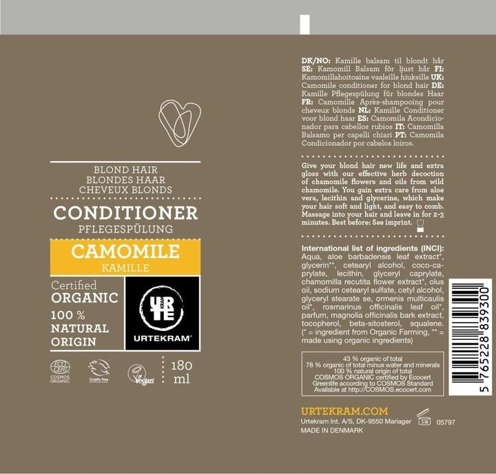 Immagine prodotto Urtekram Balsamo per capelli 180 ml (180 ml)