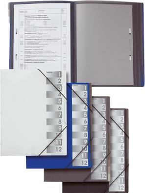 Produktbild Kolma Pendenzenmappe A4 12 Tabs farblos (A4, 1x)