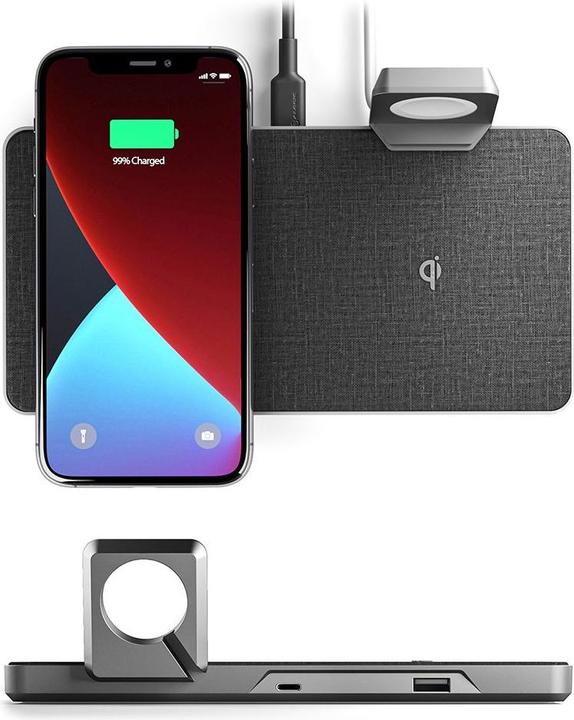 Actual product image Alogic Charger Wireless Dock 3in1, QI for Apple (36 W)