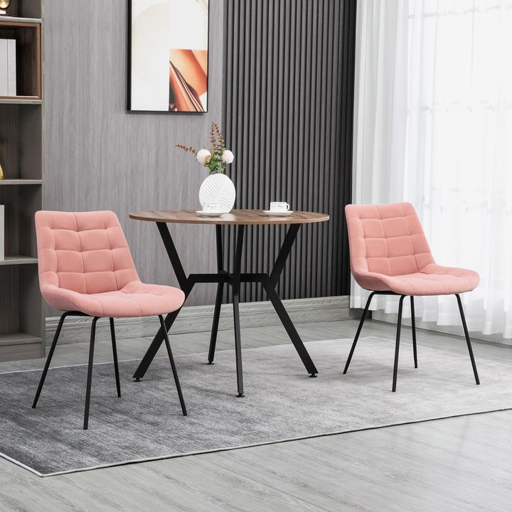 Actual product image Homcom Dining chair with soft upholstery