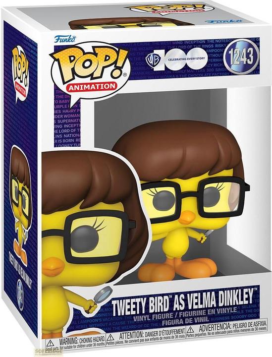 Produktbild Funko POP Looney Tunes Tweety Bird as Velma Dinkley
