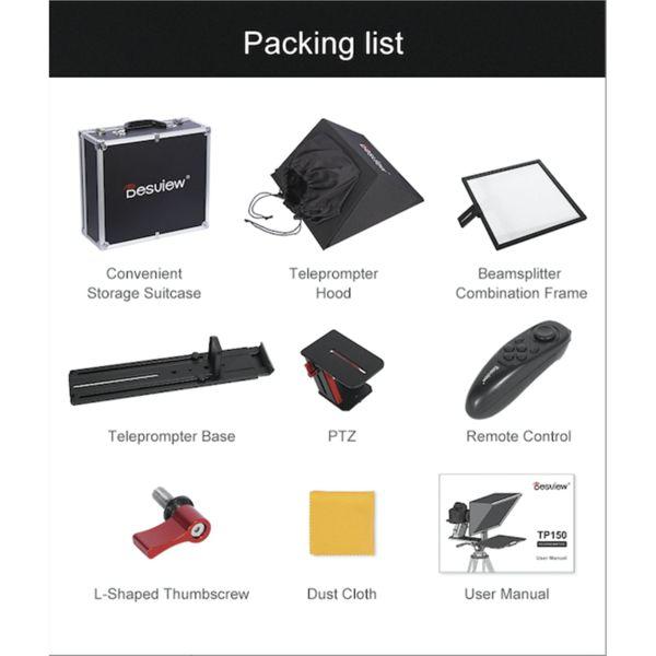 Actual product image Desview TP150 (Teleprompters)
