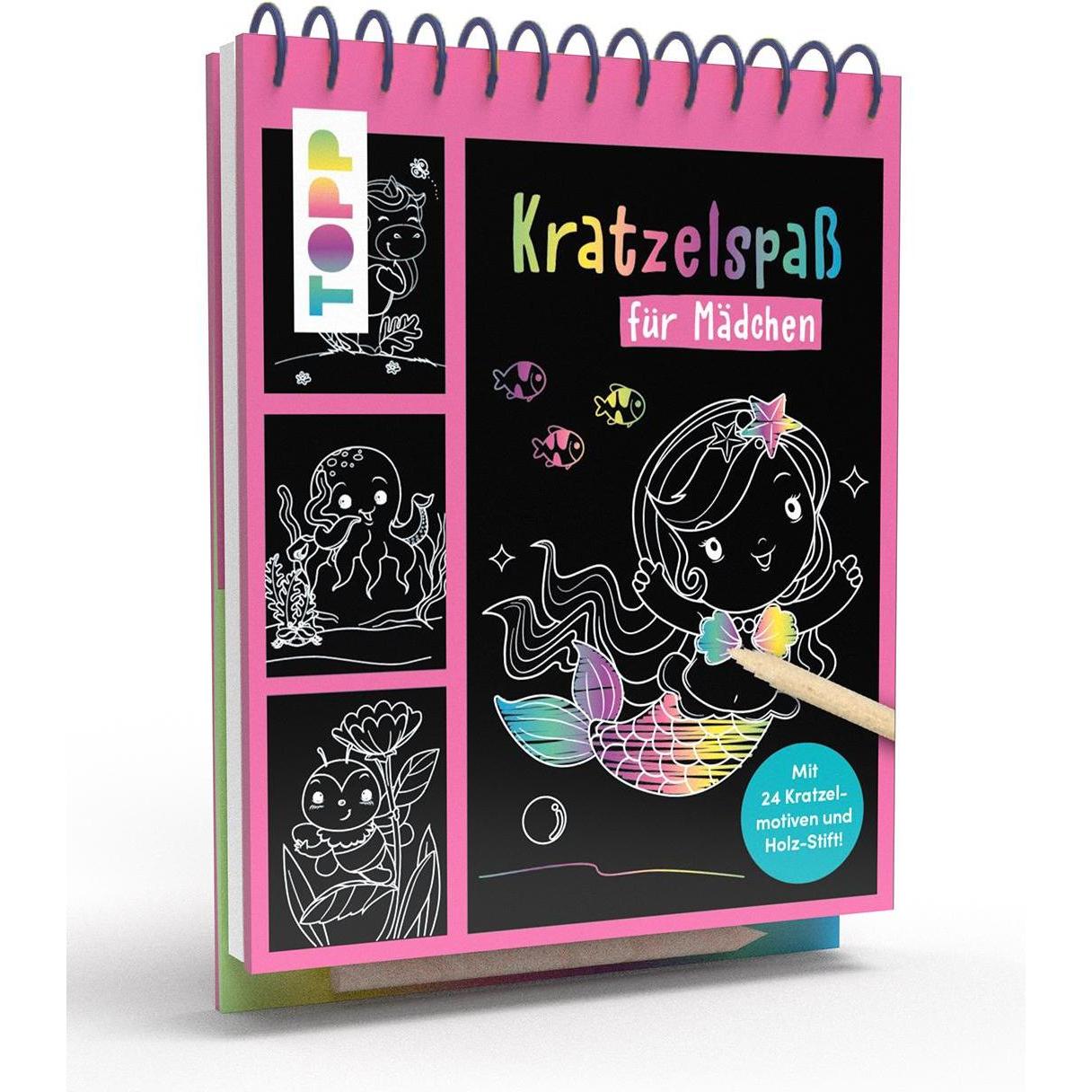 Thumbnail - Kratzelspass für Mädchen, Kinderbücher von frechverlag