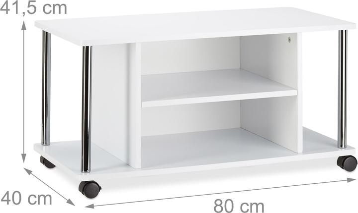 Produktbild Relaxdays Fernsehtisch (80 x 40 x 41.5 cm)